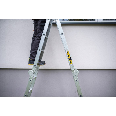 Multifunkčný rebrík 4x4 priečky DRABEST DU4x4 HOME 125 kg