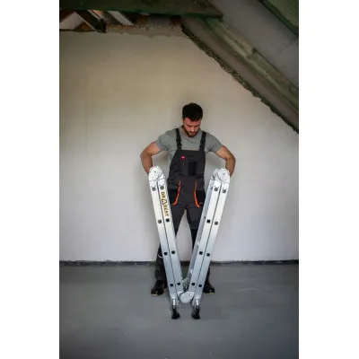 Multifunkčný rebrík 4x4 priečky DRABEST DU4x4 HOME 125 kg