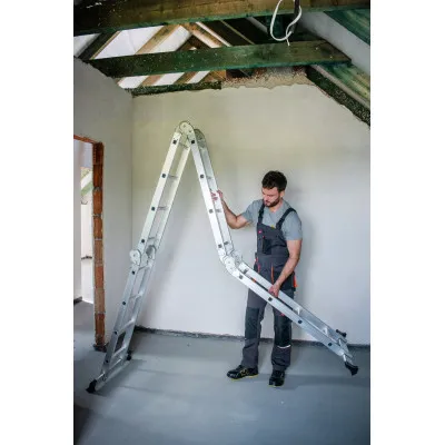 Multifunkčný rebrík 4x4 priečky DRABEST DU4x4 HOME 125 kg