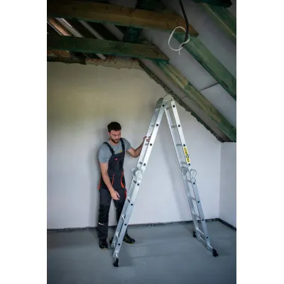 Multifunkčný rebrík 4x4 priečky DRABEST DU4x4 HOME 125 kg