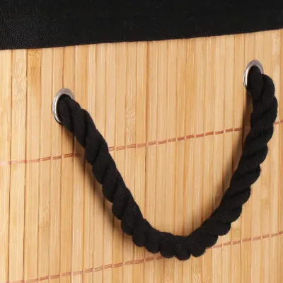 Kôš na bielizeň 72l SPRINGOS SOLANI bambus prírodný