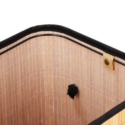 Kôš na bielizeň 72l SPRINGOS SOLANI bambus prírodný