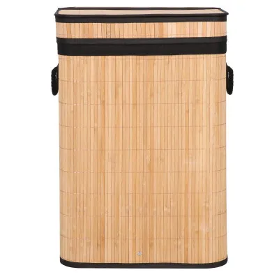 Kôš na bielizeň 72l SPRINGOS SOLANI bambus prírodný