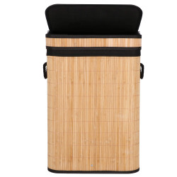 Kôš na bielizeň 72l SPRINGOS SOLANI bambus prírodný