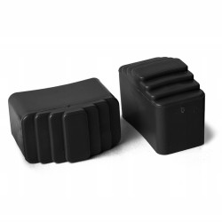 Plastové patky 40x20 mm DRABEST DD-CZ sada 4ks