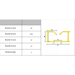 Dištančný držiak DRABEST AK-ORR PRO