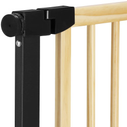 Bezpečnostná zábrana 75-103 cm SPRINGOS BABYLOCK hnedá/čierna