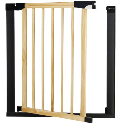 Bezpečnostná zábrana 75-110 cm SPRINGOS BABYLOCK hnedá/čierna