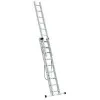 Hliníkový rebrík 3x9 priečok trojdielny DRABEST DW3-9 PRO