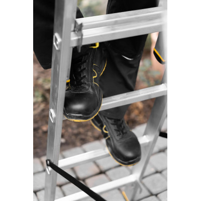 Hliníkový rebrík 3x9 priečok trojdielny DRABEST DW3-9 PRO