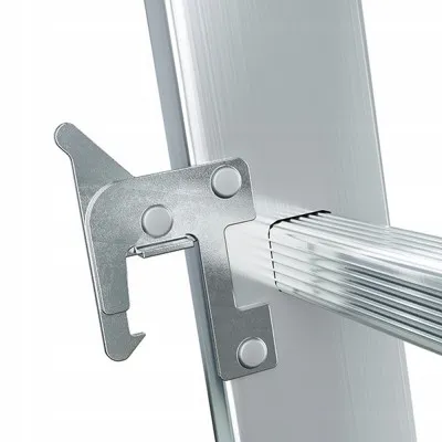 Hliníkový rebrík 2x10 priečok dvojdielny DRABEST DW2-10 PRO