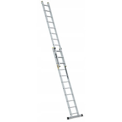Hliníkový rebrík 2x11 priečok dvojdielny DRABEST DW2-11 PRO