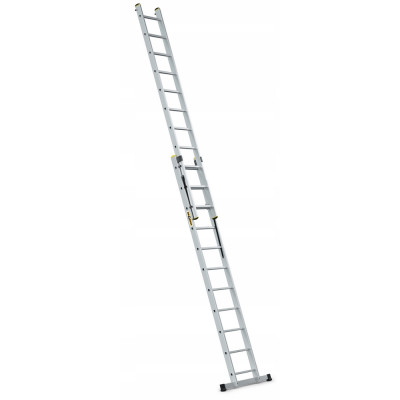 Hliníkový rebrík 2x11 priečok dvojdielny DRABEST DW2-11 PRO