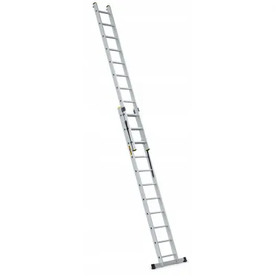 Hliníkový rebrík 2x11 priečok dvojdielny DRABEST DW2-11 PRO