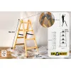 Drevené maliarske štafle 2x4 stupne obojstranné DRABEST DREW 2x4 PRO
