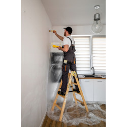 Drevené maliarske štafle 2x4 stupne obojstranné DRABEST DREW 2x4 PRO