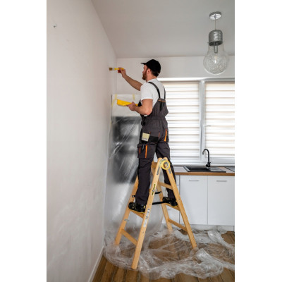 Drevené maliarske štafle 2x4 stupne obojstranné DRABEST DREW 2x4 PRO