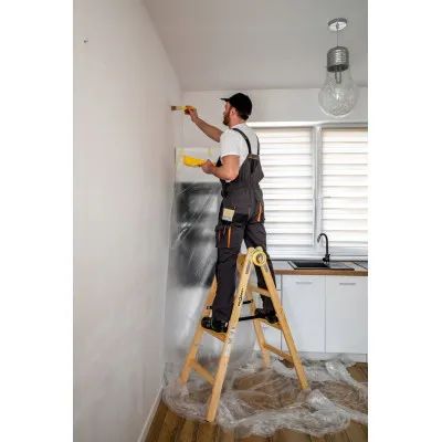 Drevené maliarske štafle 2x4 stupne obojstranné DRABEST DREW 2x4 PRO