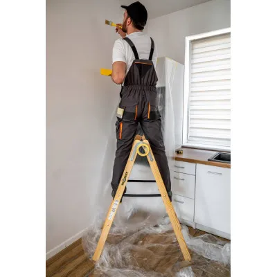 Drevené maliarske štafle 2x4 stupne obojstranné DRABEST DREW 2x4 PRO