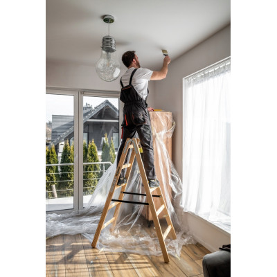 Drevené maliarske štafle 2x5 stupňov obojstranné DRABEST DREW 2x5 PRO