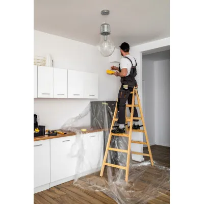 Drevené maliarske štafle 2x6 stupňov obojstranné DRABEST DREW 2x6 PRO