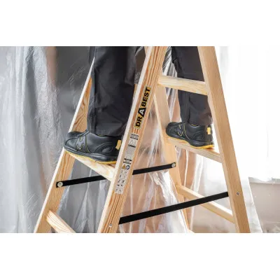 Drevené maliarske štafle 2x6 stupňov obojstranné DRABEST DREW 2x6 PRO