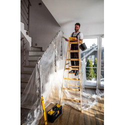 Drevené maliarske štafle 2x7 stupňov obojstranné DRABEST DREW 2x7 PRO