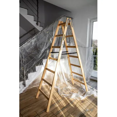 Drevené maliarske štafle 2x7 stupňov obojstranné DRABEST DREW 2x7 PRO