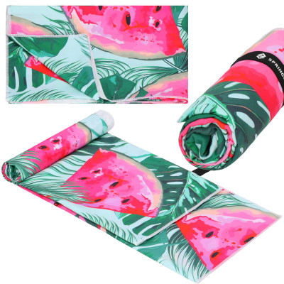 Rýchloschnúci uterák 180x90 cm SPRINGOS MENORCA melón