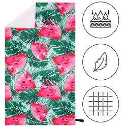 Rýchloschnúci uterák 180x90 cm SPRINGOS MENORCA melón