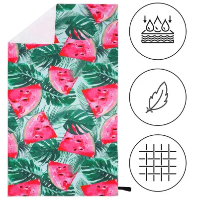 Rýchloschnúci uterák 180x90 cm SPRINGOS MENORCA melón