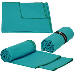 Rýchloschnúci uterák 180x90 cm SPRINGOS MENORCA tyrkysový