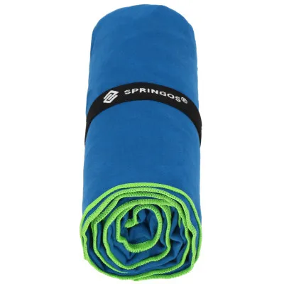 Rýchloschnúci uterák 180x90 cm SPRINGOS MENORCA tmavo modrý