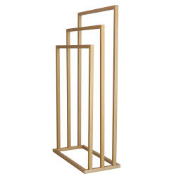 Držiak na uteráky SPRINGOS SOMA 3 zlatý