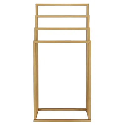 Držiak na uteráky SPRINGOS SOMA 4 zlatý