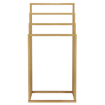 Držiak na uteráky SPRINGOS SOMA 4 zlatý