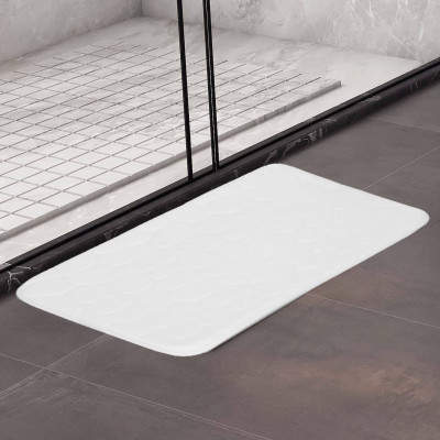 Kúpeľňová predložka 80x50 cm SPRINGOS LAVEA biela