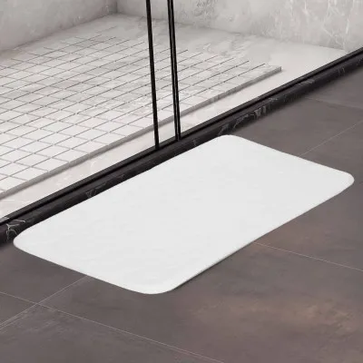 Kúpeľňová predložka 80x50 cm SPRINGOS LAVEA biela