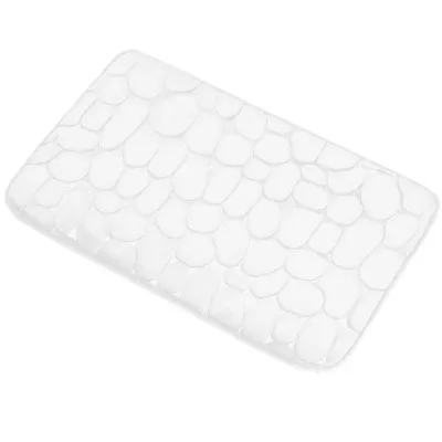 Kúpeľňová predložka 80x50 cm SPRINGOS LAVEA biela