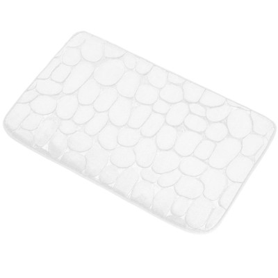 Kúpeľňová predložka 80x50 cm SPRINGOS LAVEA biela