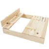 Detské pieskovisko s krytom 120x120 cm SPRINGOS ZUZA 120N + podložka