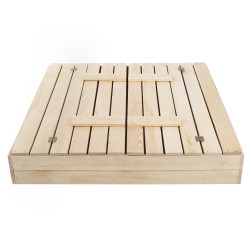 Detské pieskovisko s krytom 120x120 cm SPRINGOS ZUZA 120N + podložka