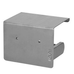 Držiak na toaletný papier s poličkou SPRINGOS HA5200 strieborný