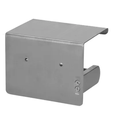 Držiak na toaletný papier s poličkou SPRINGOS HA5200 strieborný