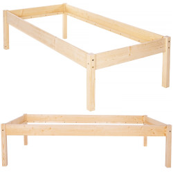 Drevená posteľ 90x200 cm SPRINGOS LORETO prírodná