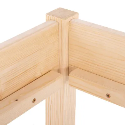 Drevená posteľ 90x200 cm SPRINGOS LORETO prírodná