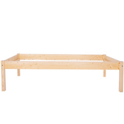 Drevená posteľ 90x200 cm SPRINGOS LORETO prírodná