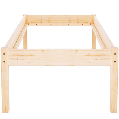 Drevená posteľ 90x200 cm SPRINGOS LORETO prírodná