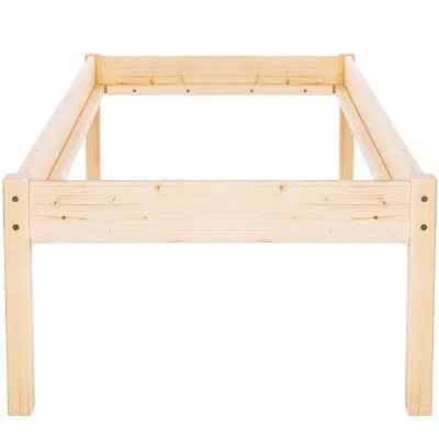 Drevená posteľ 90x200 cm SPRINGOS LORETO prírodná