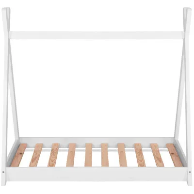 Detská teepee posteľ SPRINGOS TIPI biela